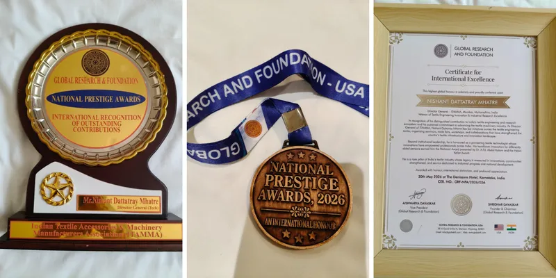 ITAMMA Director General (Tech) N.D. Mhatre Receives International Excellence Recognition from Global Research and Foundation USA
